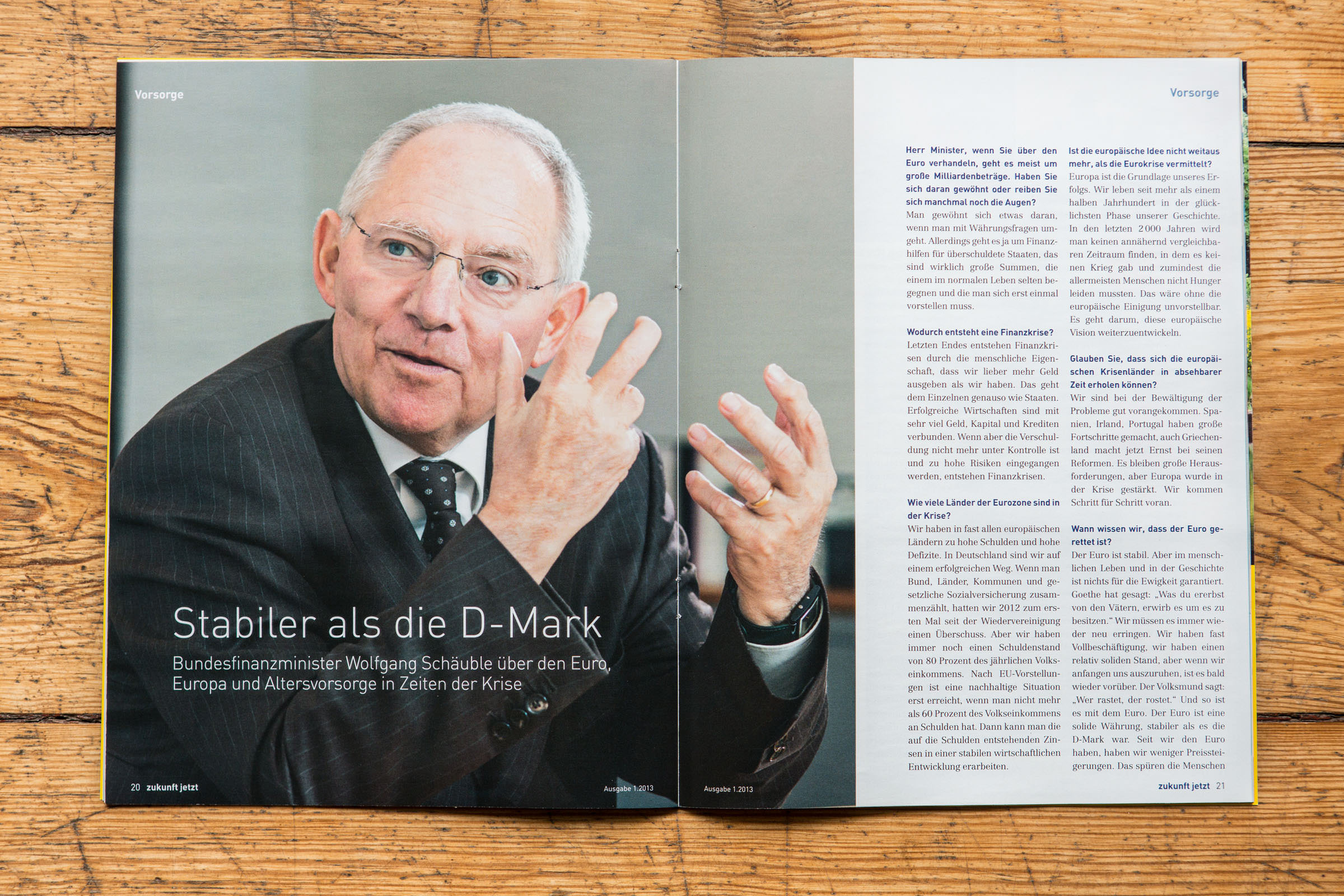 Magazin DRV - Dr. Wolfgang Schäuble - ©Markus Bernhard Esser